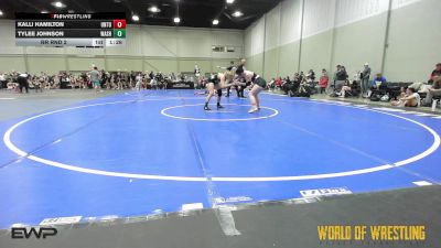 140 lbs Rr Rnd 2 - Kalli Hamilton, Untouchables Girls RED vs Tylee Johnson, Washington 7-12