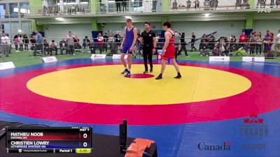 65kg Cons. Round 4 - Mathieu Noob, Matmen WC vs Christien Lowry, Lethbridge Amateur WA