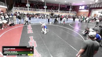 132 lbs Champ. Round 3 - Kolter Wood, Kellogg vs Jordan Schield, Coeur D`Alene High School
