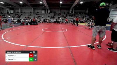 127 lbs Rr Rnd 2 - Josh Sheets, Ohio Gold vs Conner Reece, Ride Out Wrestling Club