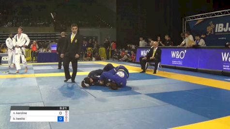 Nathiely Karoline vs Bianca Basilio 2018 Pan Jiu-Jitsu IBJJF Championship