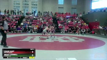 126 lbs Quarterfinal - Chase Hart, Baylor School vs Brody Gobbell, Father Ryan