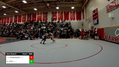 113 lbs Cons. Round 2 - Tate TORGERSON, North Sevier vs Ezekiel Ortiz, Fort Lupton