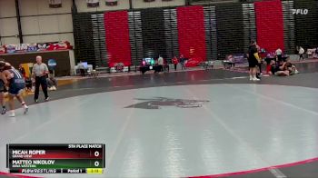 174 lbs 5th Place Match - Matteo Nikolov, Iowa Western vs Micah Roper, Grand View