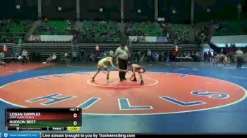 113 lbs Cons. Round 4 - Logan Samples, Saint Clair County vs Hudson Best, Hayden