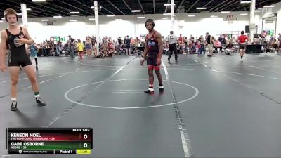 126 lbs Cons. Semi - Kenson Noel, The Compound Wrestling vs Gabe Osborne, Agoge