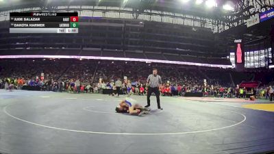 D3-106 lbs Champ. Round 1 - Jude Salazar, Hart vs Dakota Harmer, Lake Odessa Lakewood