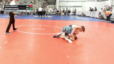 126 lbs Rr Rnd 3 - Logan Medeiros, Iron Faith Gold - HSB vs Matthew Rowles, 4M Strength - HSB