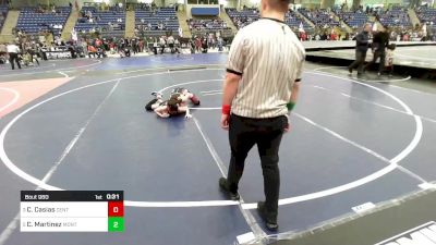 100 lbs Consolation - Caden Casias, Centauri vs Cash Martinez, Montrose Elite