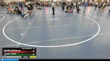 114 lbs Cons. Round 4 - Jacob Lootans Jr., WI vs Cohen Lumby, MN