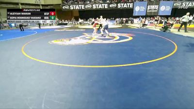 Girls 3A 135 lbs Cons. Round 1 - Aleyiah Wakan, Mt. Spokane (Girls) vs Sofia Rodriguez Vasquez, Meadowdale (Girls)