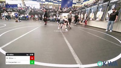 80-85 lbs Rr Rnd 2 - Madison Stow, F-5 Grappling vs Paisleigh Carpenter, Midwest City Bombers