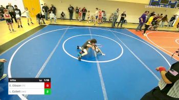 67 lbs Rr Rnd 3 - Ezra Gibson, Owasso Takedown Club vs Lane Collett, Checotah Matcats