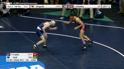 157 lbs R16, Jason Nolf (Penn St.) vs Victor Lopez (Bucknell)