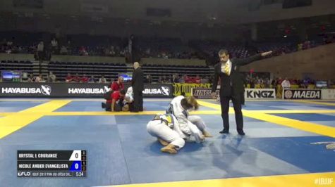 Krystal L Courange vs Nicole Amber Evangelista IBJJF 2017 Pan Jiu-Jitsu Championship