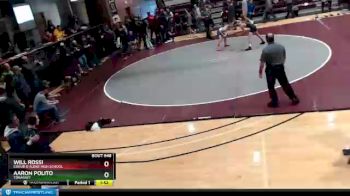 120 lbs Cons. Round 4 - Will Rossi, Coeur D`Alene High School vs Aaron Polito, Tonasket