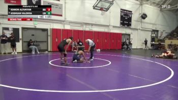 133 lbs Champ. Round 2 - Edmon Altunyan, Rio Hondo College vs Joshuah Valdivia, Lemoore College