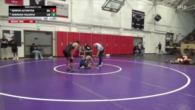 133 lbs Champ. Round 2 - Edmon Altunyan, Rio Hondo College vs Joshuah Valdivia, Lemoore College