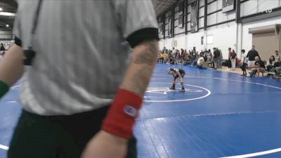 45 lbs Round 2 (6 Team) - Oliver Brumfield, STAUNTON REAPER vs Cooper Dietz, SOUTH AUGUSTA WRESTLING