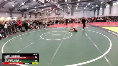 75 lbs Champ. Round 1 - Cameron Lizak, Texas Elite Wrestling Club vs Jaden Harrison, Bordertown Brawlers Wrestling Club