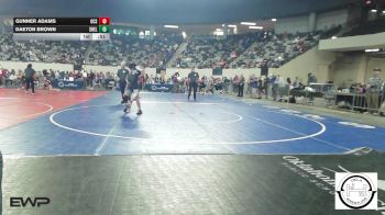 96 lbs Consi Of 8 #2 - Gunner Adams, Oklahoma Christian School vs Daeton Brown, Shelton Wrestling Academy