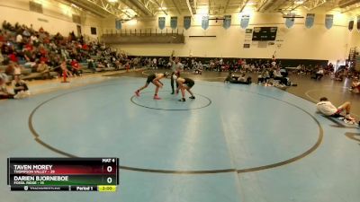 126 lbs Finals (2 Team) - Taven Morey, Thompson Valley vs Darien Bjorneboe, Fossil Ridge