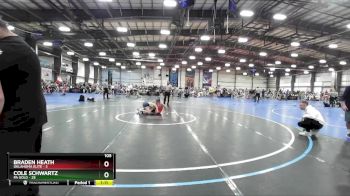 105 lbs Rd# 5- 3:45pm Friday Final Pool - Cole Schwartz, PA Gold vs Braden Heath, Oklahoma Elite