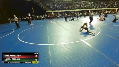 56 lbs 5th Place Match - Moxon Demmon, Iowa vs Dake Zwanziger, Immortal Athletics WC