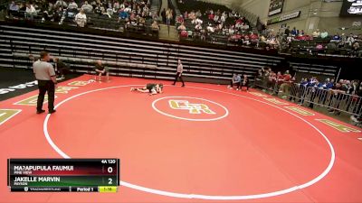 4A 120 lbs Cons. Round 2 - Jakelle Marvin, Payson vs Ma?apupula Faumui, Pine View