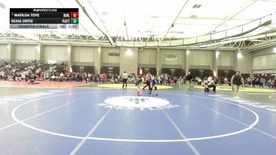 152 lbs Quarterfinal - Matilda Tote, Bunnell vs Olvia Ortiz, Platt