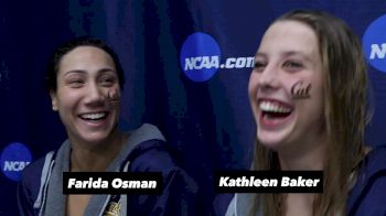 NCAA Day Three Finals: Farida Osman & Kathleen Baker