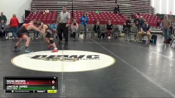 119 lbs Round 3 (8 Team) - Noah Brown, Elite Ath Club DZ (IN) vs Lincoln James, Beast Mode