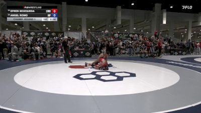79 lbs Champ. Round 1 - Efren Mozqueda, Las Vegas Wrestling Club vs Angel Romo, All Air Force