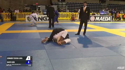 Leonard Texeira Lara vs Dante Leon IBJJF 2017 Pan Jiu-Jitsu Championship