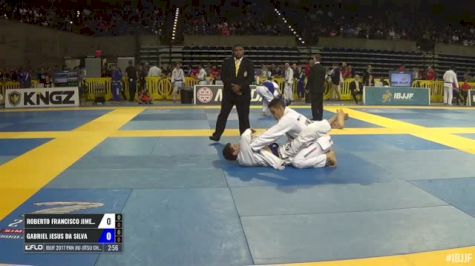 Roberto Francisco Jimenez vs Gabriel Jesus Da Silva IBJJF 2017 Pan Jiu-Jitsu Championship