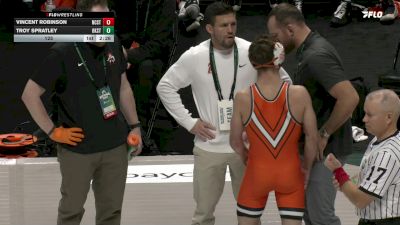 125 lbs Quarters & 1st Wb (16 Team) - Vincent Robinson, NC State vs Troy Spratley, Oklahoma State