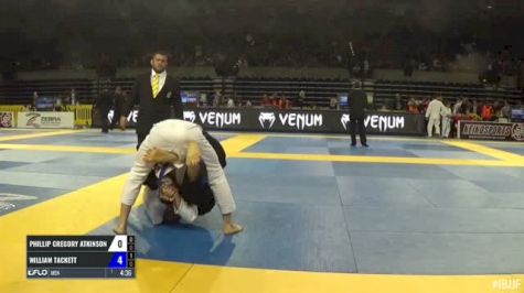 Phillip Gregory Atkinson vs William Tackett IBJJF 2017 Pan Jiu-Jitsu Championship