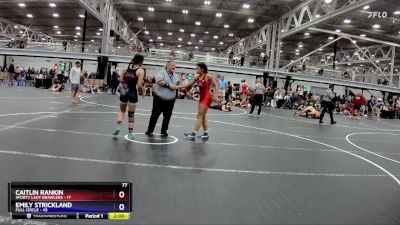 132 lbs Placement (4 Team) - Sophieann Brown, Full Circle vs Sophia Slaughter, 5forty Lady Brawlers