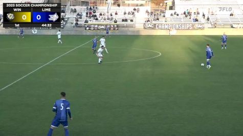 Replay: Limestone Vs. Wingate | SAC Men's Soccer Final | Nov 12 @ 4 PM