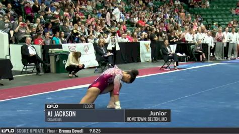 AJ Jackson - Floor, Oklahoma - 2017 Big 12 Championship