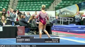 Charity Jones - Floor, Oklahoma - 2017 Big 12 Championship