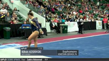 Kirah Koshinski - Floor, West Virginia - 2017 Big 12 Championship