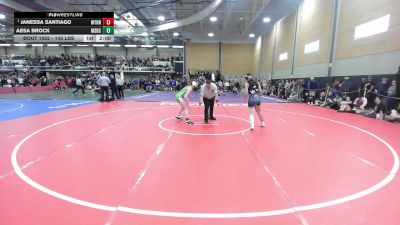 145 lbs Round Of 16 - Janessa Santiago, Methuen vs Aesa Brock, Massabesic