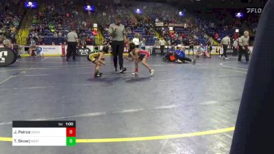 50 lbs Semifinal - Julia Peirce, Owen J. Roberts vs Tessa Skvarj, West Allegheny