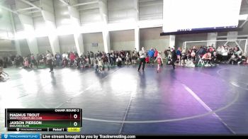 55 lbs Champ. Round 2 - Magnus Trout, Wasatch Wrestling Club vs Jaxson Pierson, Badlands Elite