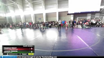 55 lbs Champ. Round 2 - Magnus Trout, Wasatch Wrestling Club vs Jaxson Pierson, Badlands Elite