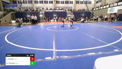 67 lbs Rr Rnd 2 - Lucas Smith, Oklahoma vs Abram Carney, Springdale Youth Wrestling Club