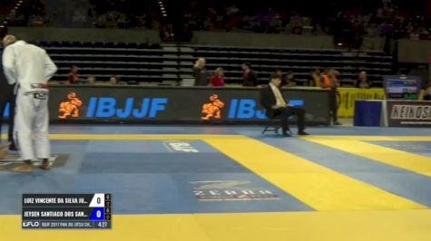 Luiz Vincente Da Silva Junior vs Jeysen Santiago Dos Santos IBJJF 2017 Pan Jiu-Jitsu Championship
