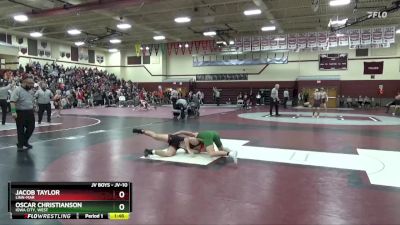 JV-10 lbs Quarterfinal - Oscar Christianson, Iowa City, West vs Jacob Taylor, Linn-Mar