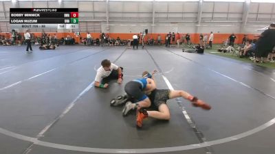 88 lbs Semifinal - Logan Nuzum, Unattached vs Bobby Minnick, Dwa
